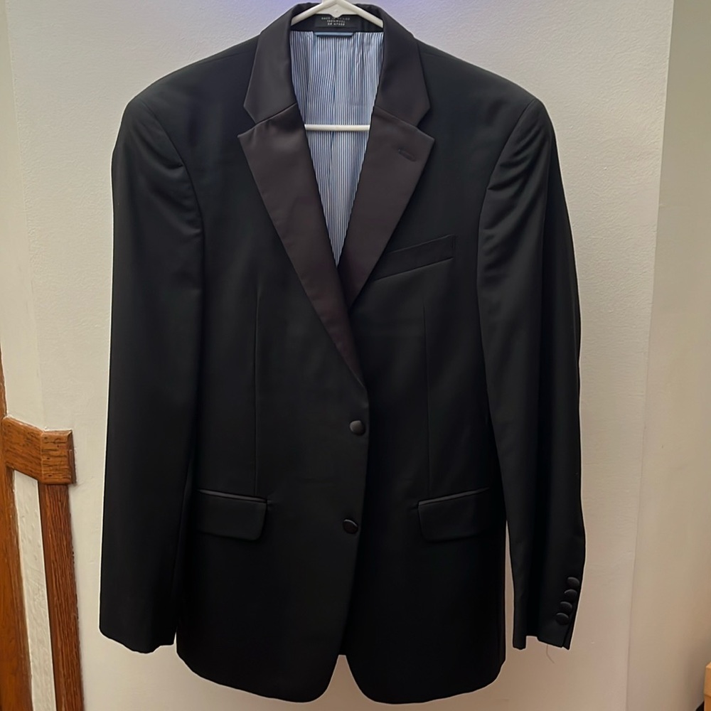 Tommy Hilfiger 100% Wool Tuxedo Jacket 38R
